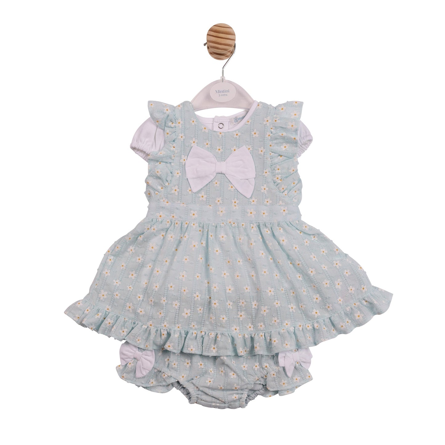 Blue Dasiy Dress and Bloomers