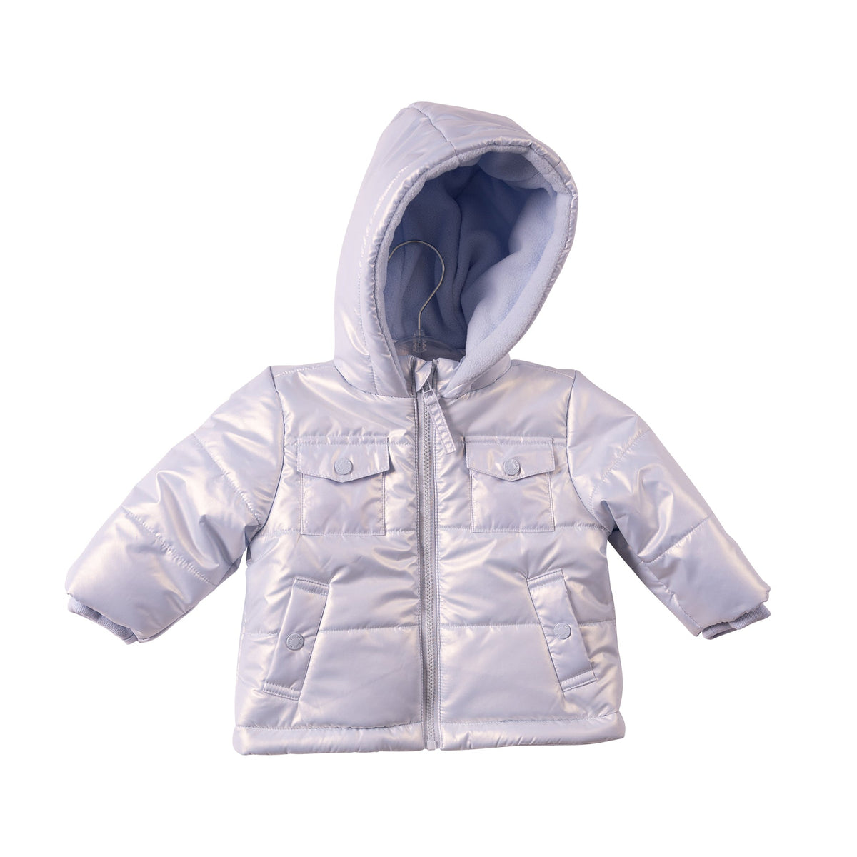 MB7262B - Coat - Blue - Irredescent
