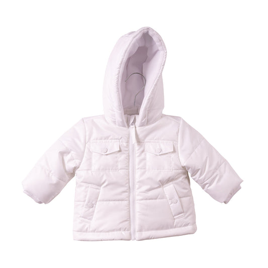 MB7263B - Coat - White - Irredescent