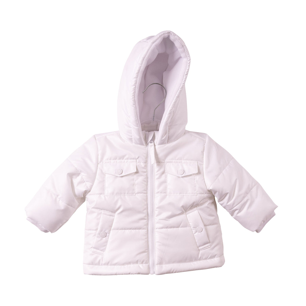 MB7263A - Coat - White - Irredescent
