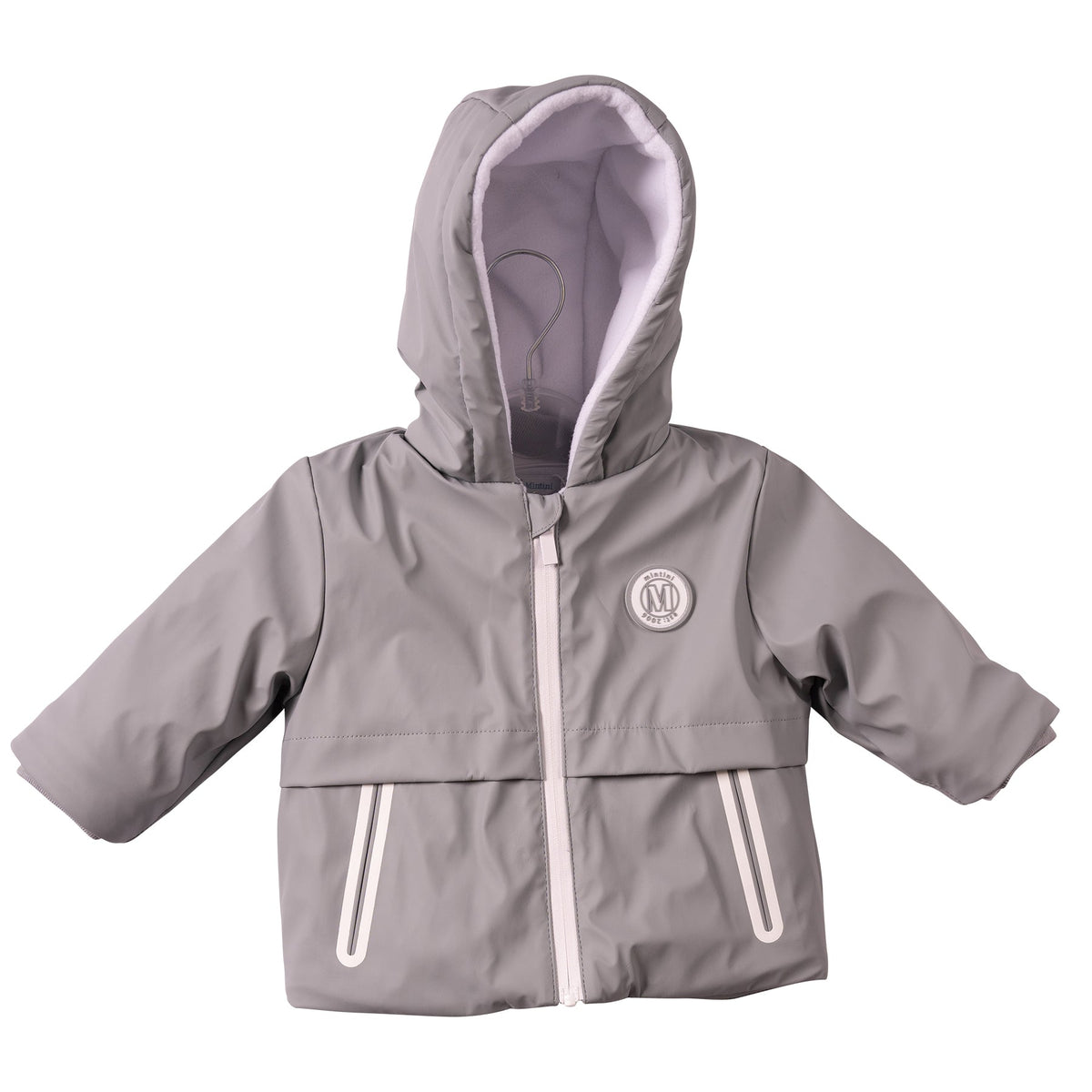MB7268B - Coat - Grey - PU Rubberised