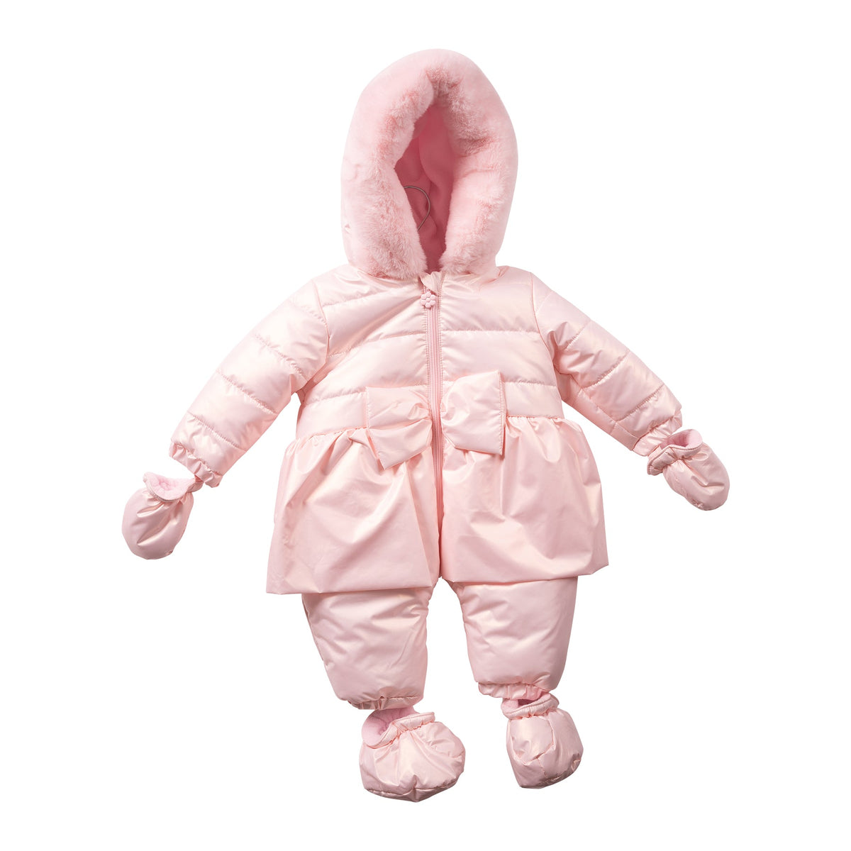 MB7271A - Snowsuit - Pink - Irredescent