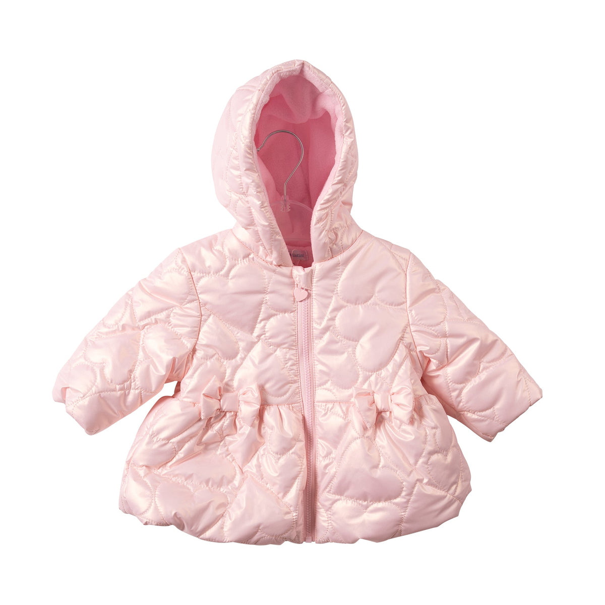 MB7279 - Coat - Pink - Heart Quilted