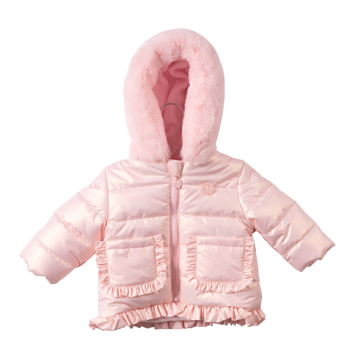 MB7287B - Coat - Pink - Quilted