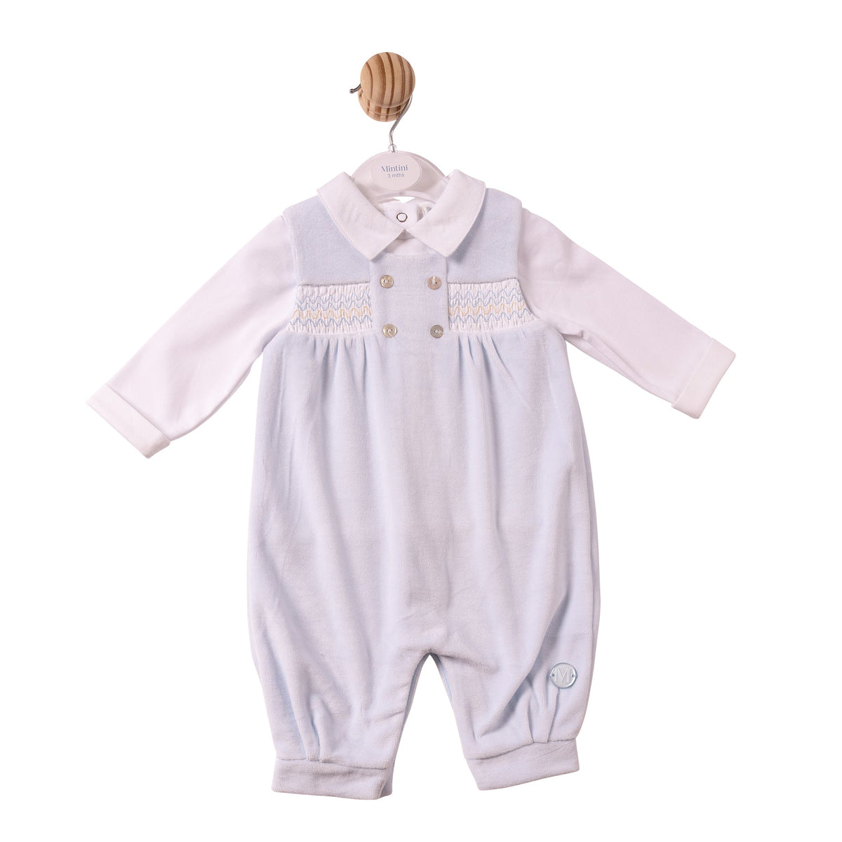 Blue Smocking Top & Dungaree - MB7292