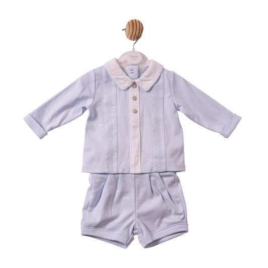 Blue Interlock Top & Bloomer Short - MB7298