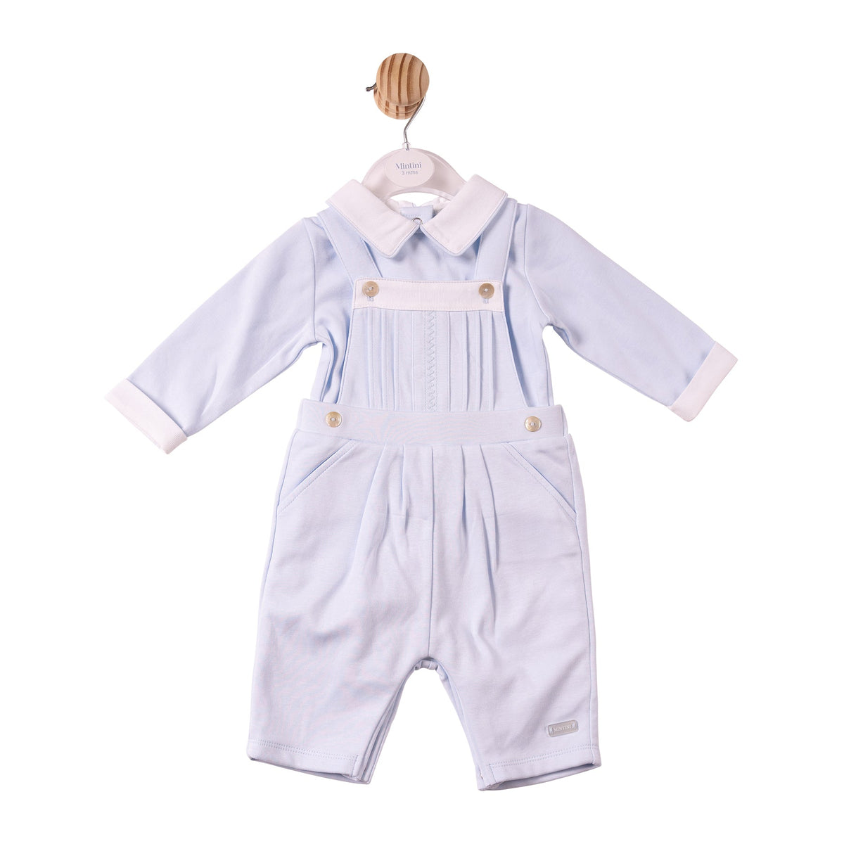 Blue Interlock Top & Dungaree - MB7299