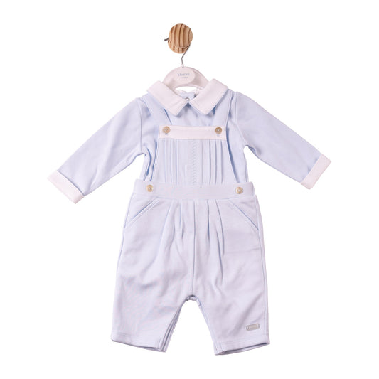 Blue Interlock Top & Dungaree - MB7299