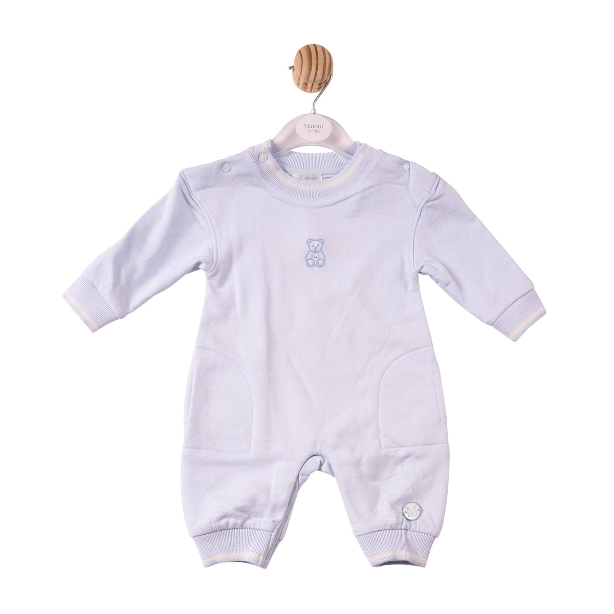 Blue Mintini Bear Romper - MB7302