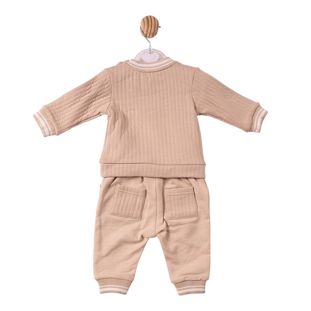 Beige French Terry Tracksuit - MB7337