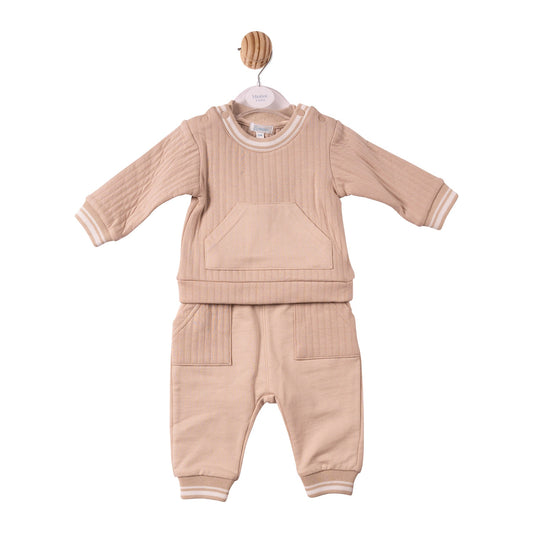 Beige French Terry Tracksuit - MB7337