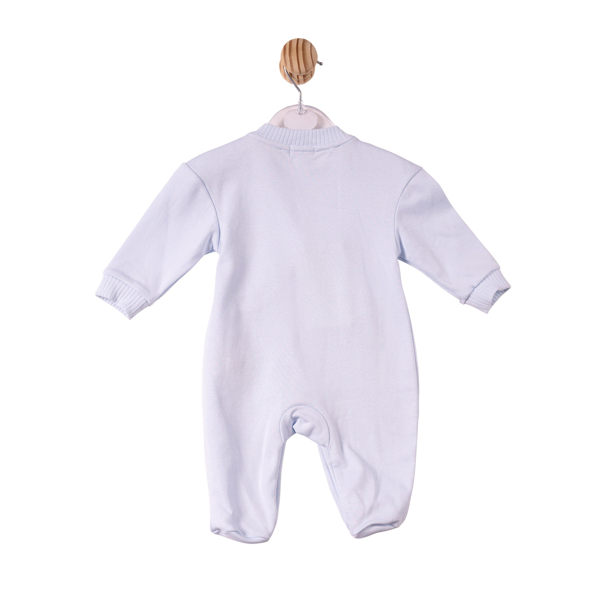 Blue Brushed Babygrow - MB7355