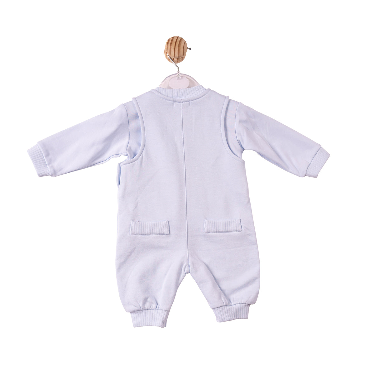 Blue Brushed Top & Dungaree - MB7357