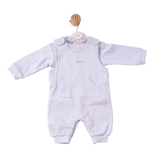 Blue Brushed Top & Dungaree - MB7357