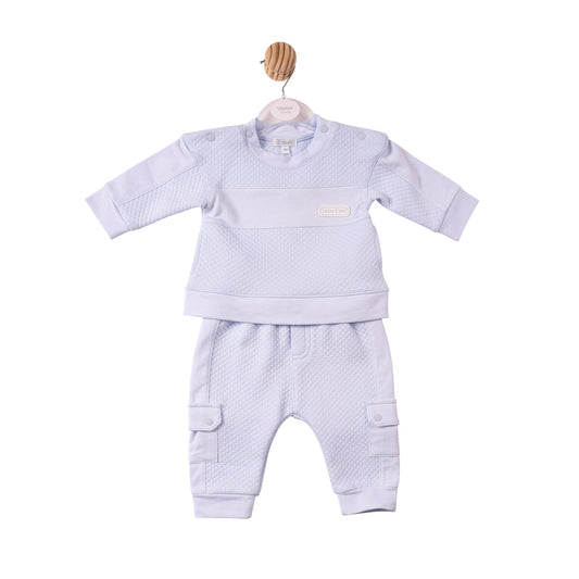 Blue Square Jacquard Tracksuit - MB7381