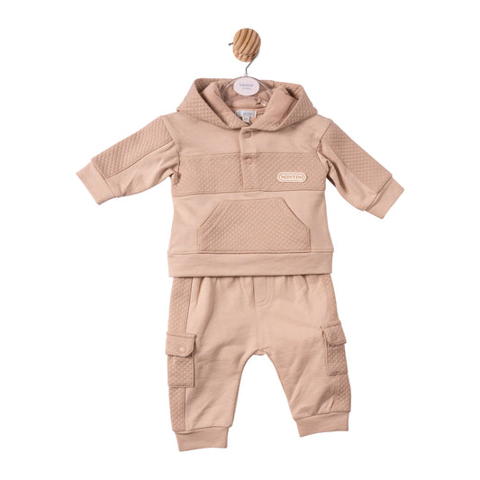 Beige Square Jacquard Tracksuit - MB7389