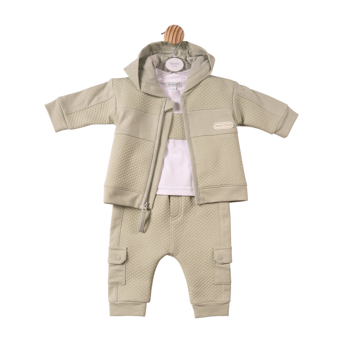 Sage Square Jacquard 3pc Tracksuit - MB7396