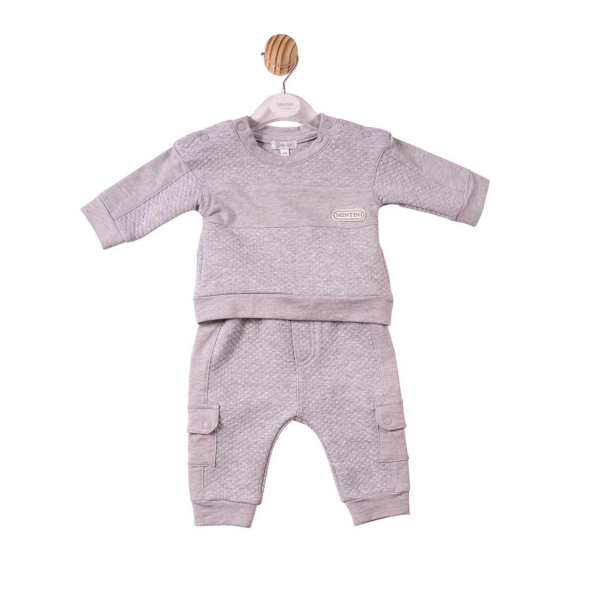 Grey Square Jacquard Tracksuit - MB7399