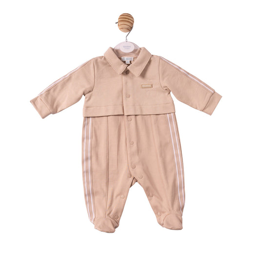 Beige Tape Babygrow - MB7409