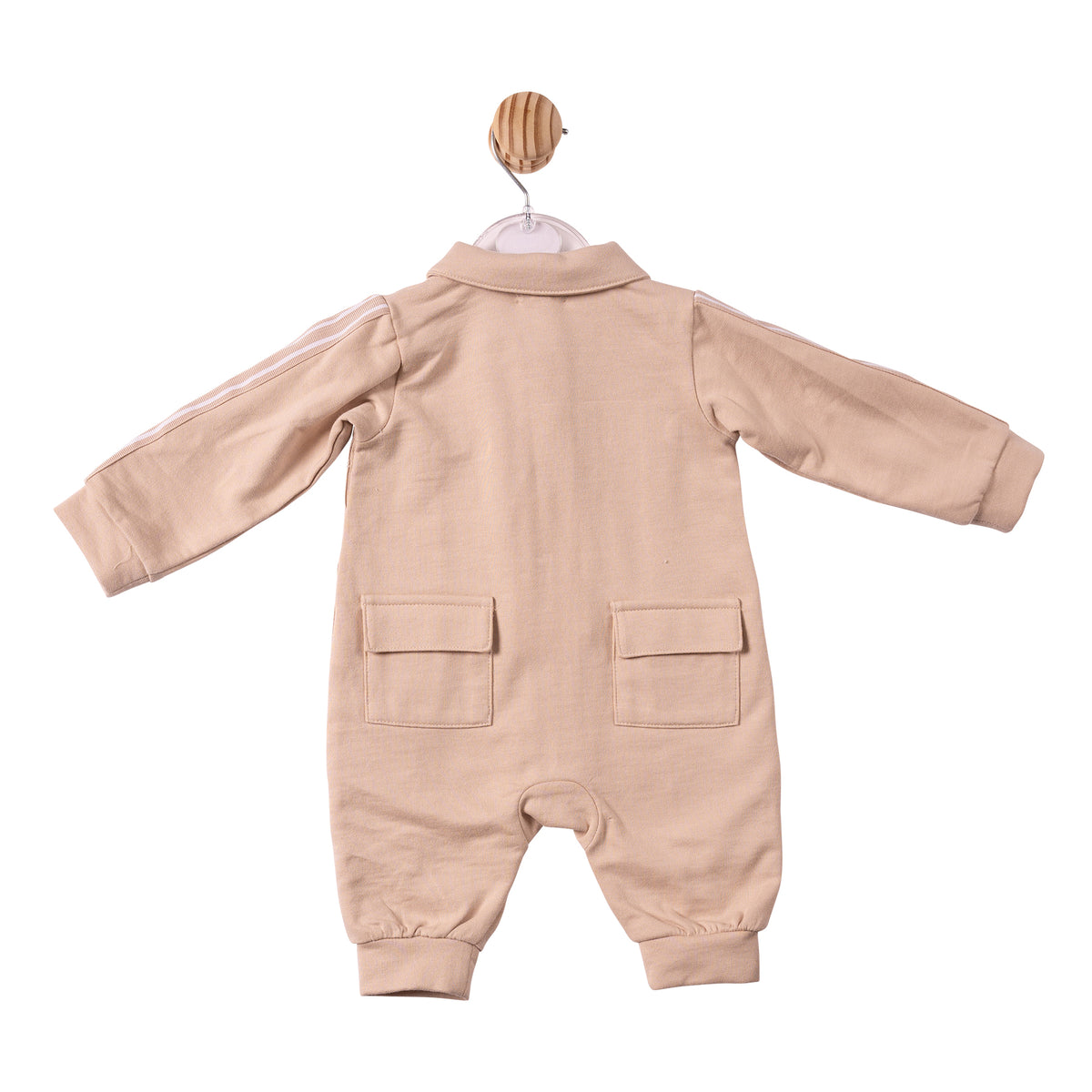 Beige Tape Romper - MB7410