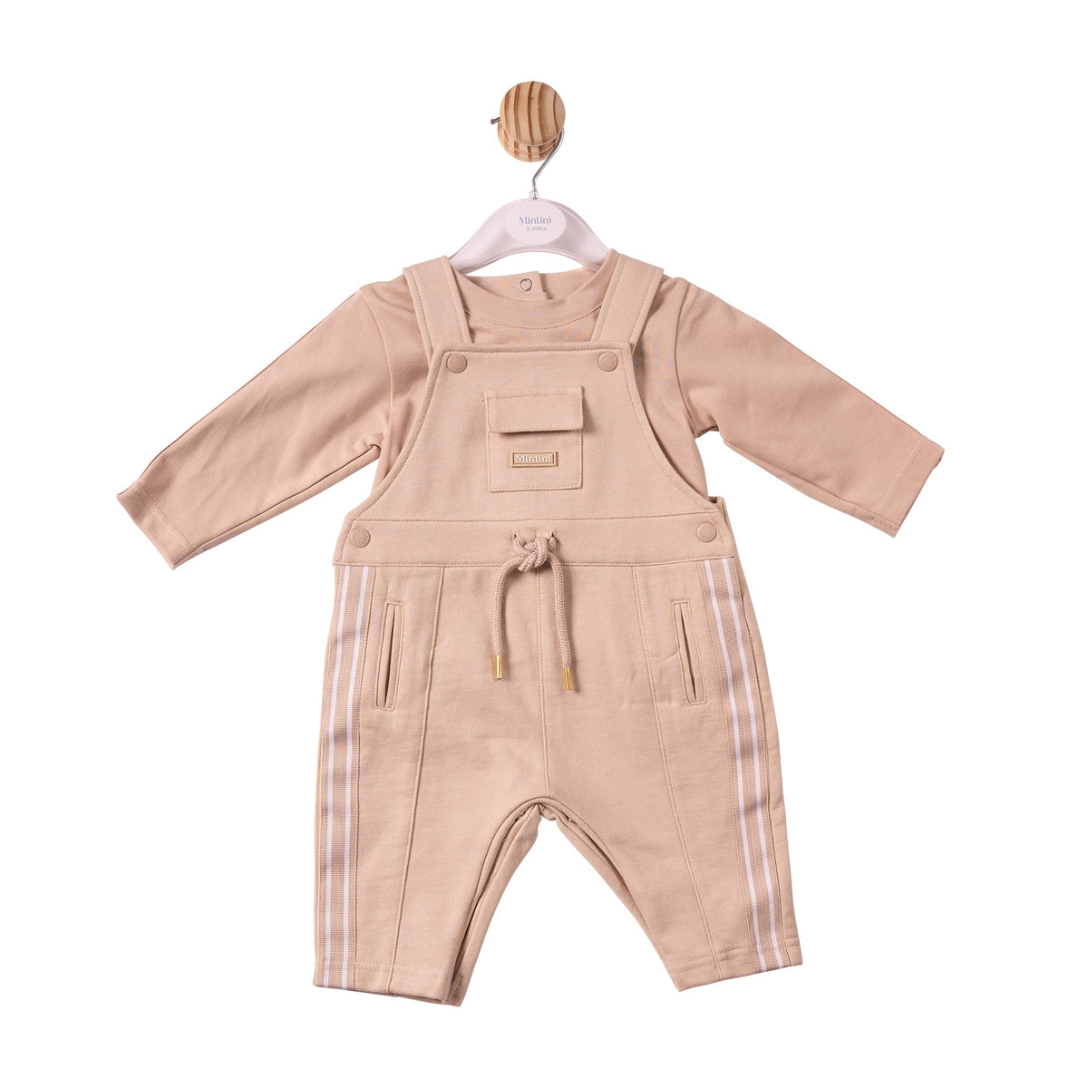 Beige Tape Top & Dungaree - MB7411