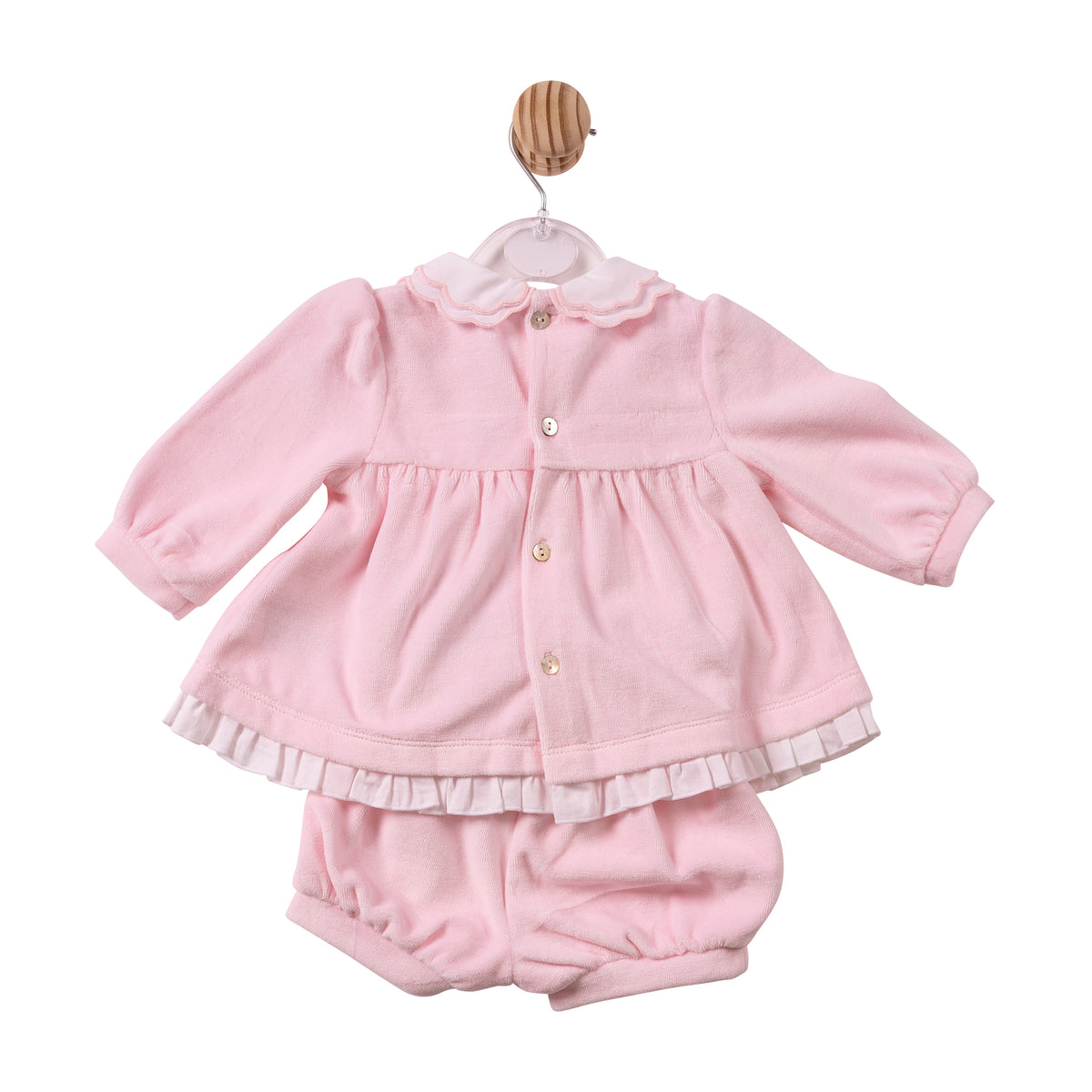 Pink Smocking Top & Bloomer - MB7422