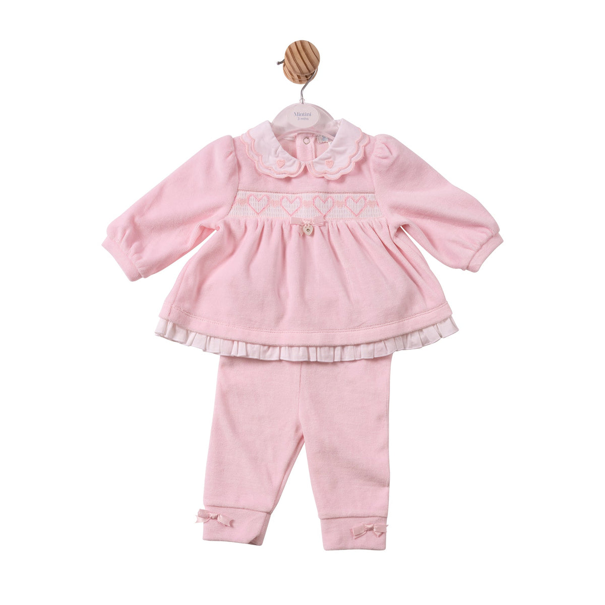 Pink Smocking Tunic & Legging - MB7424