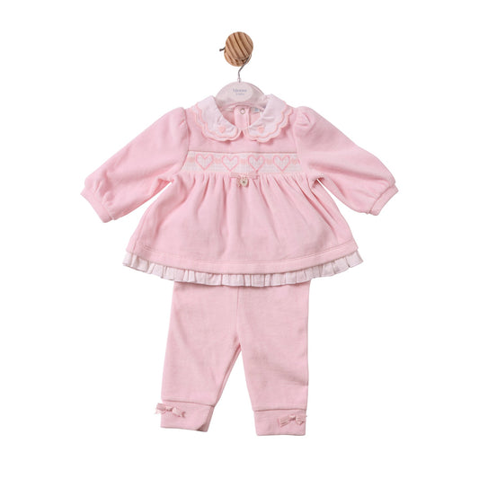 Pink Smocking Tunic & Legging - MB7424