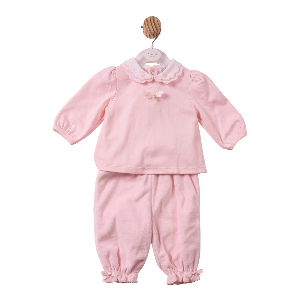 Pink Smocked Top & Trouser - MB7425