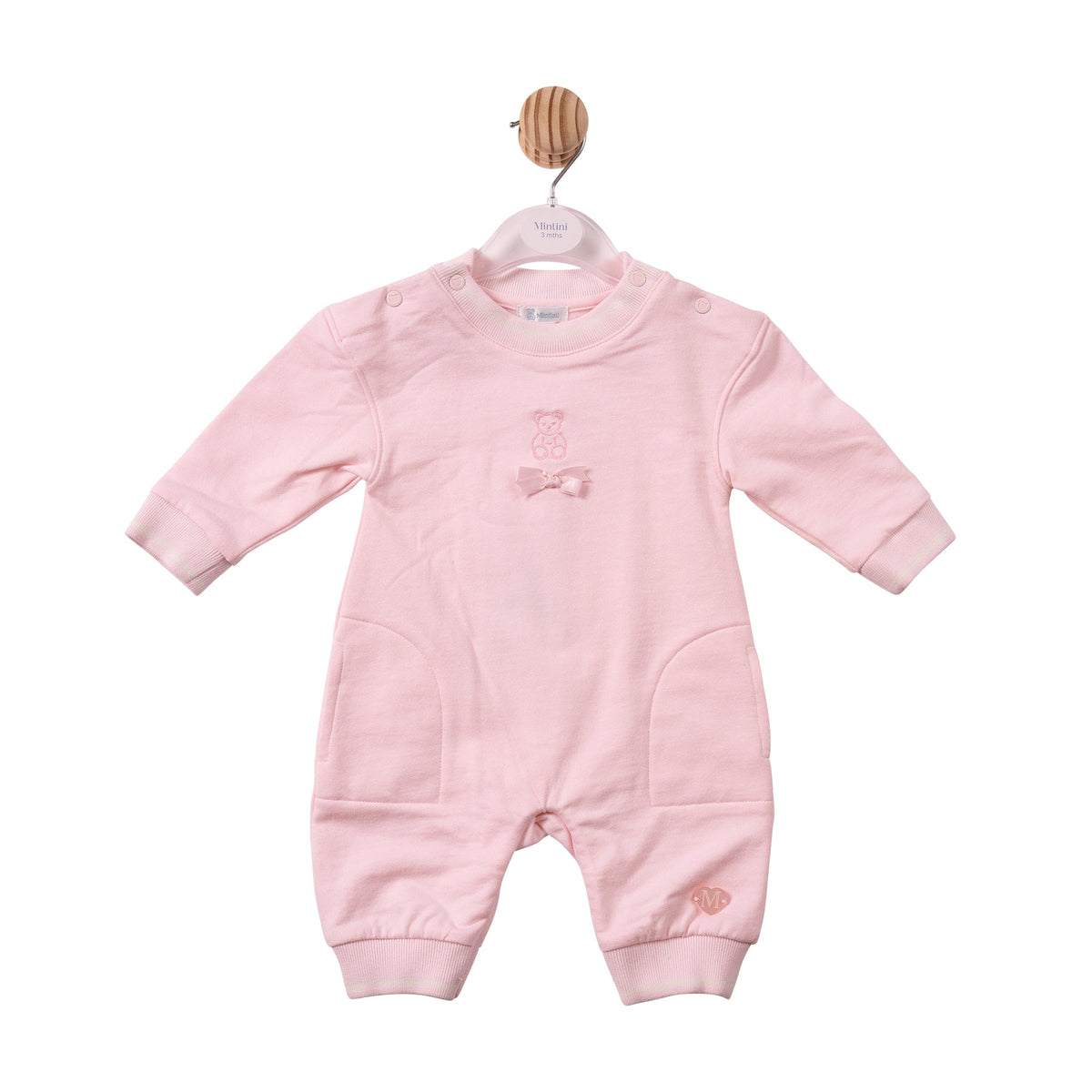 Pink Mintini Bear Romper - MB7428