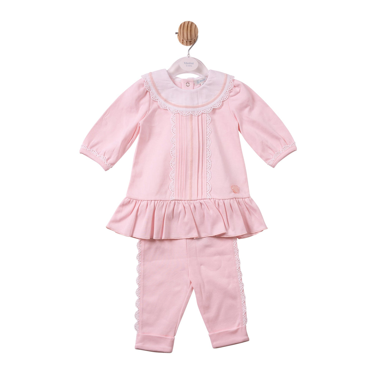 Pink Lace Interlock Tunic & Legging - MB7435