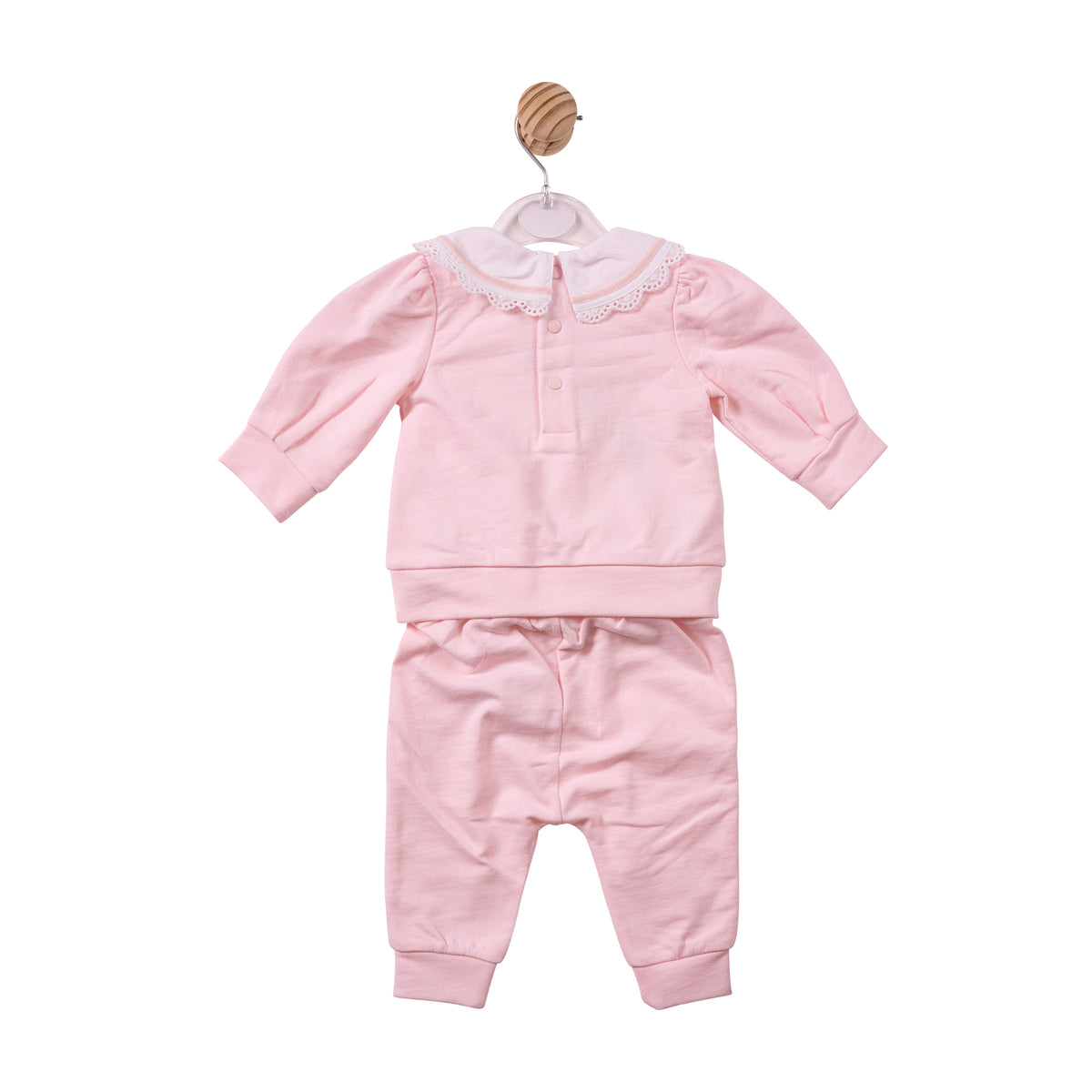 Pink Lace Interlock Tracksuit - MB7436