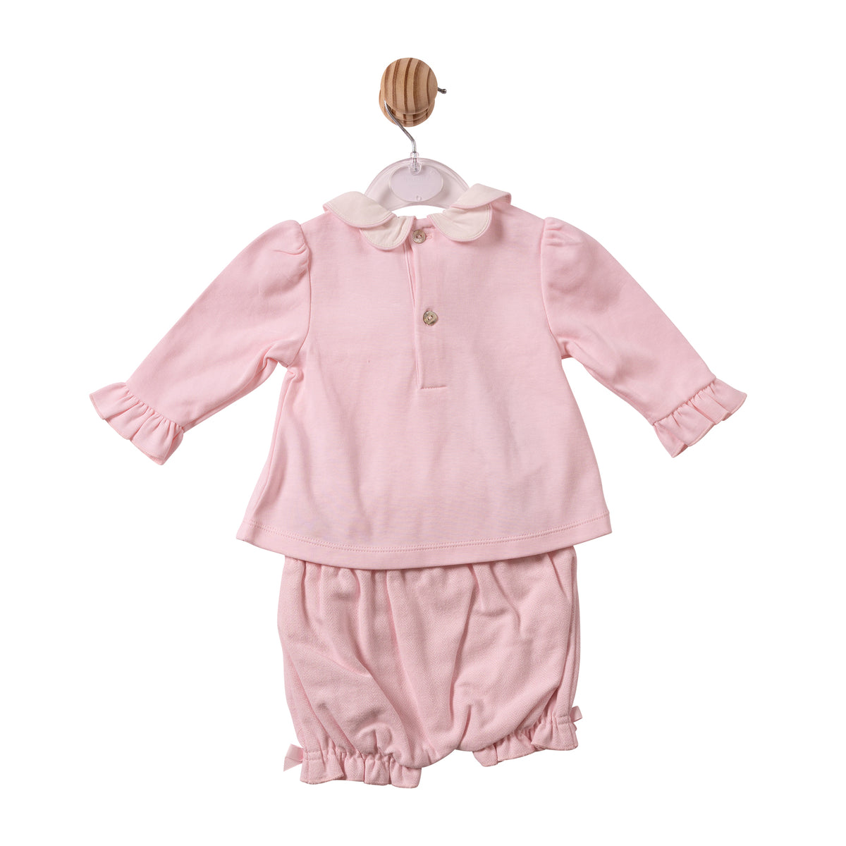 Pink Herringbone Top & Bloomer Short - MB7446