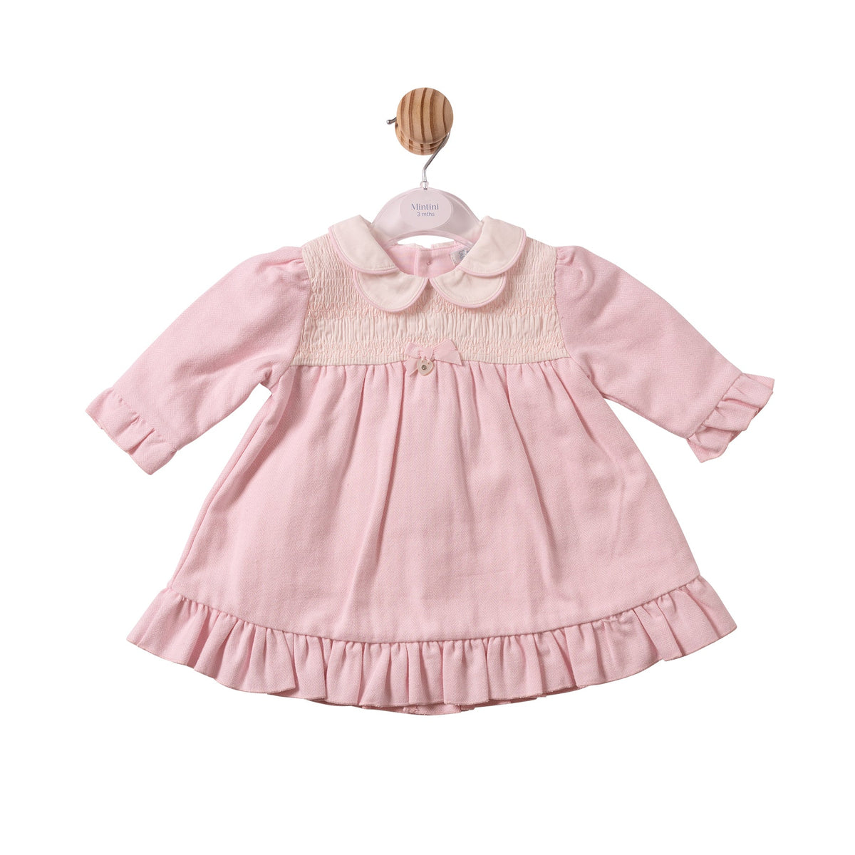 Pink Herringbone Dress - MB7448