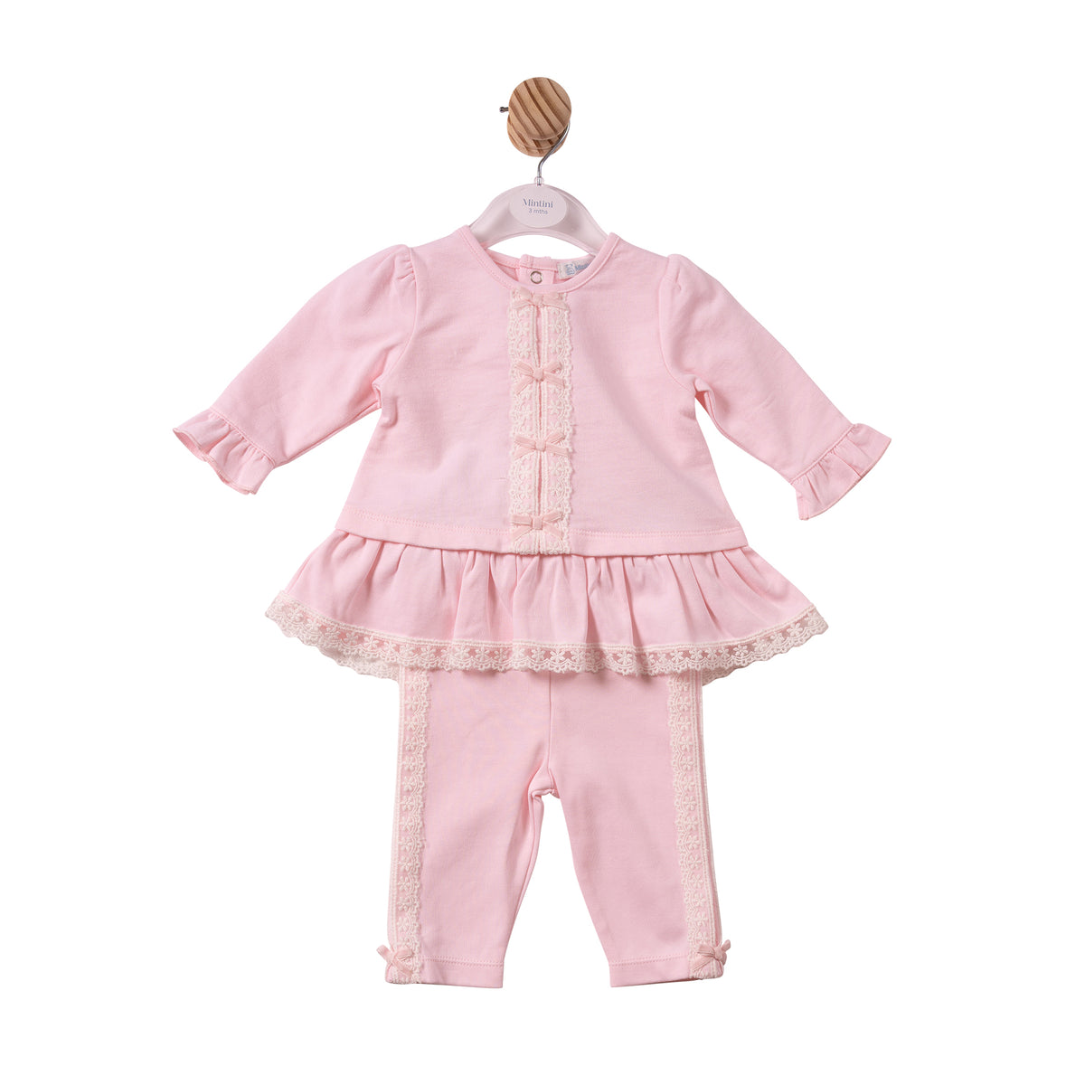 Pink Lace Bow Tunic & Legging - MB7469