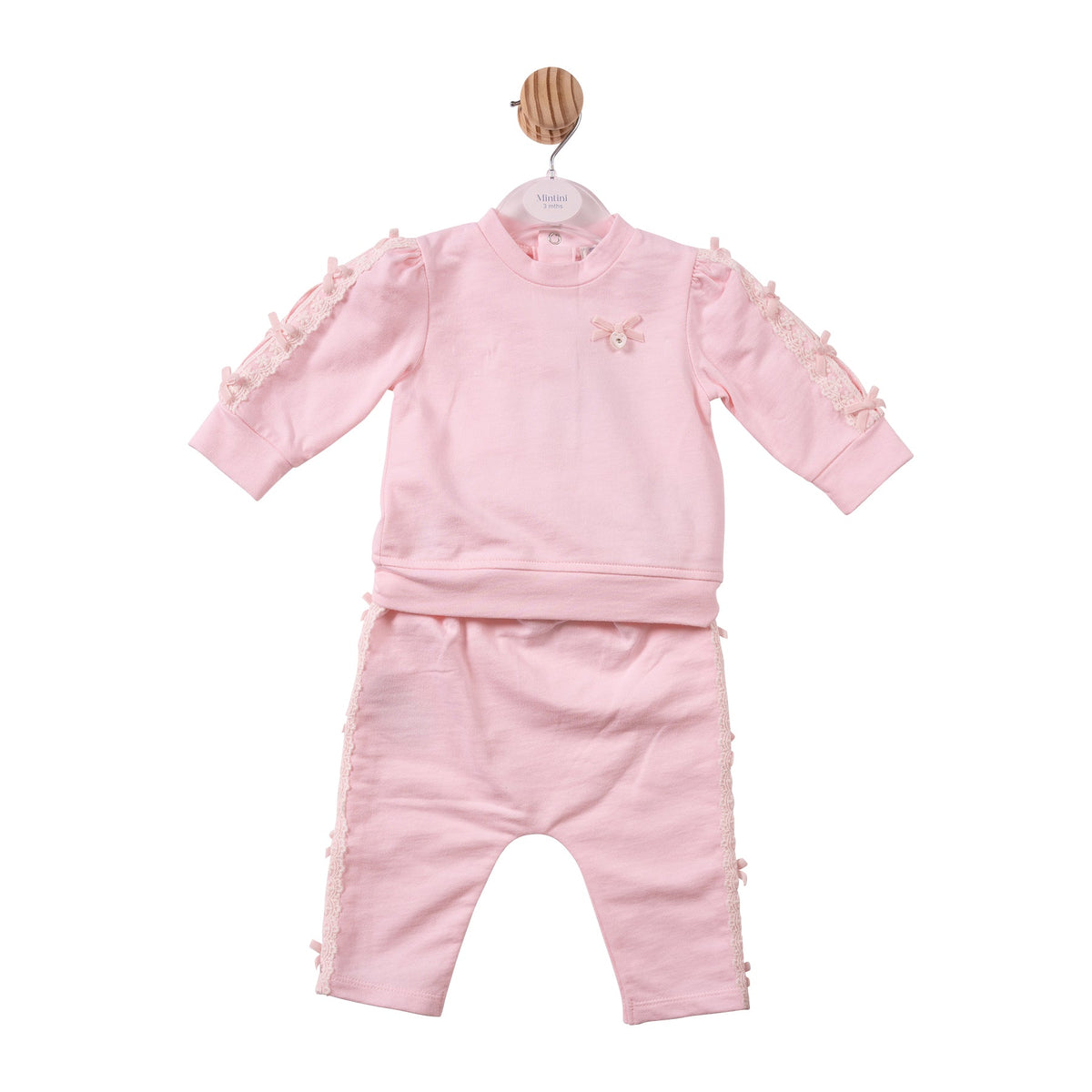 Pink Lace Bows Jogset - MB7471
