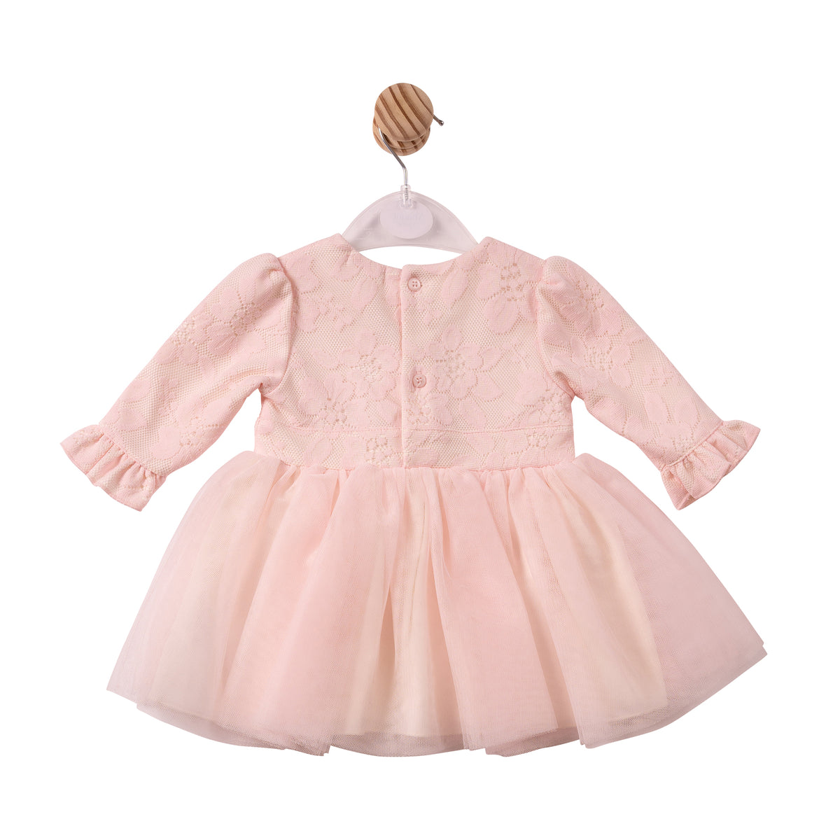Pink Floral Lace Dress - MB7477