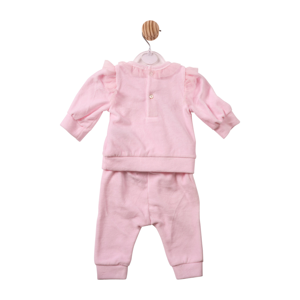 Pink Bow Diamante Crewneck & Joggers - MB7497
