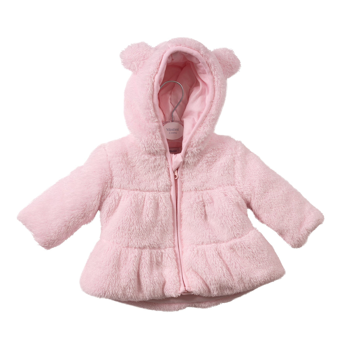 Pink Teddy Fur Jacket - MB7506