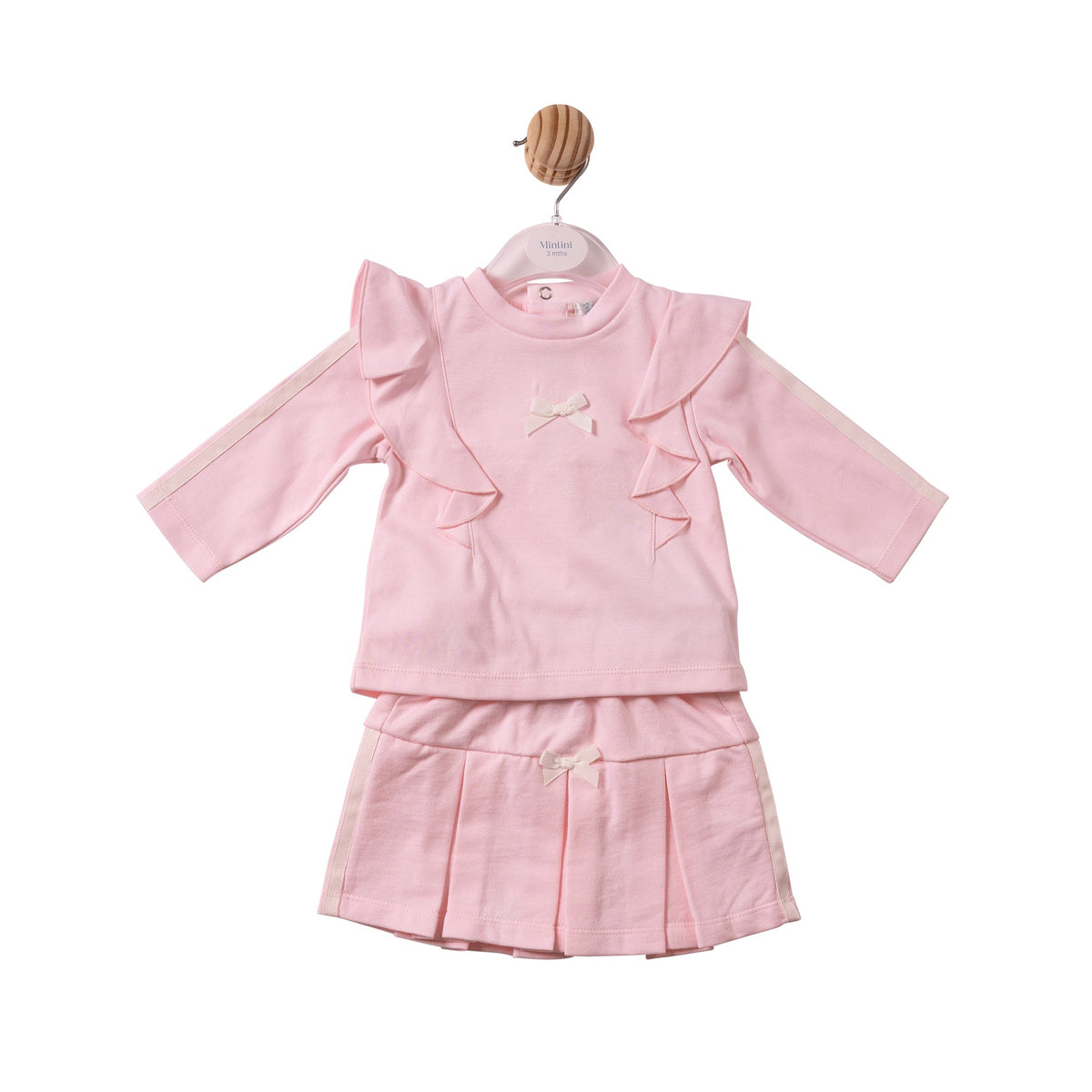 Pink Frill Top & Skirt - MB7509