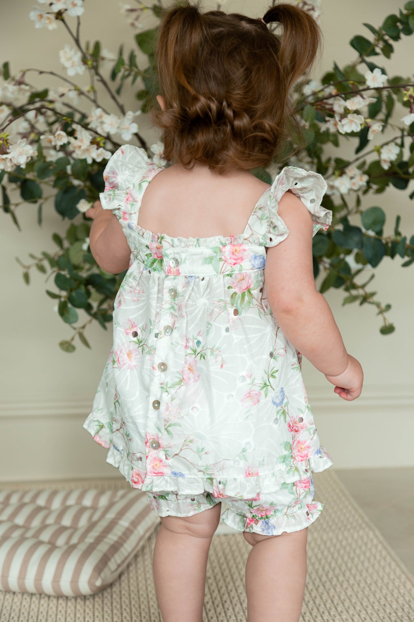 Pastel Floral Top and Bloomer