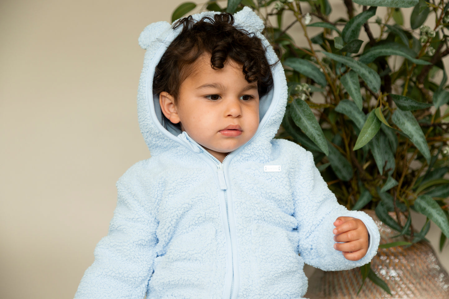 Blue Teddy Fur Jacket