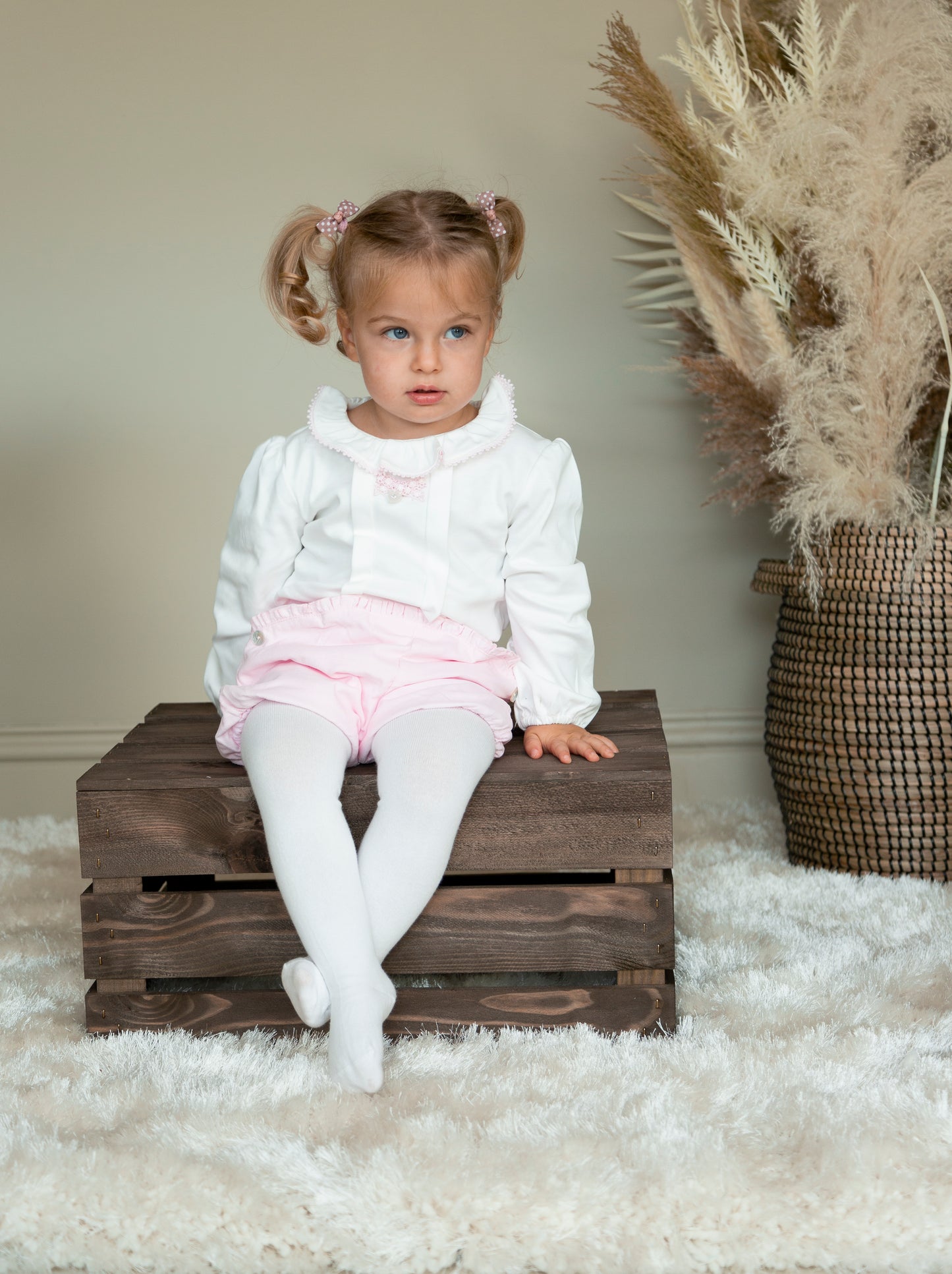 Pink Needlecord Top and Bloomer Short