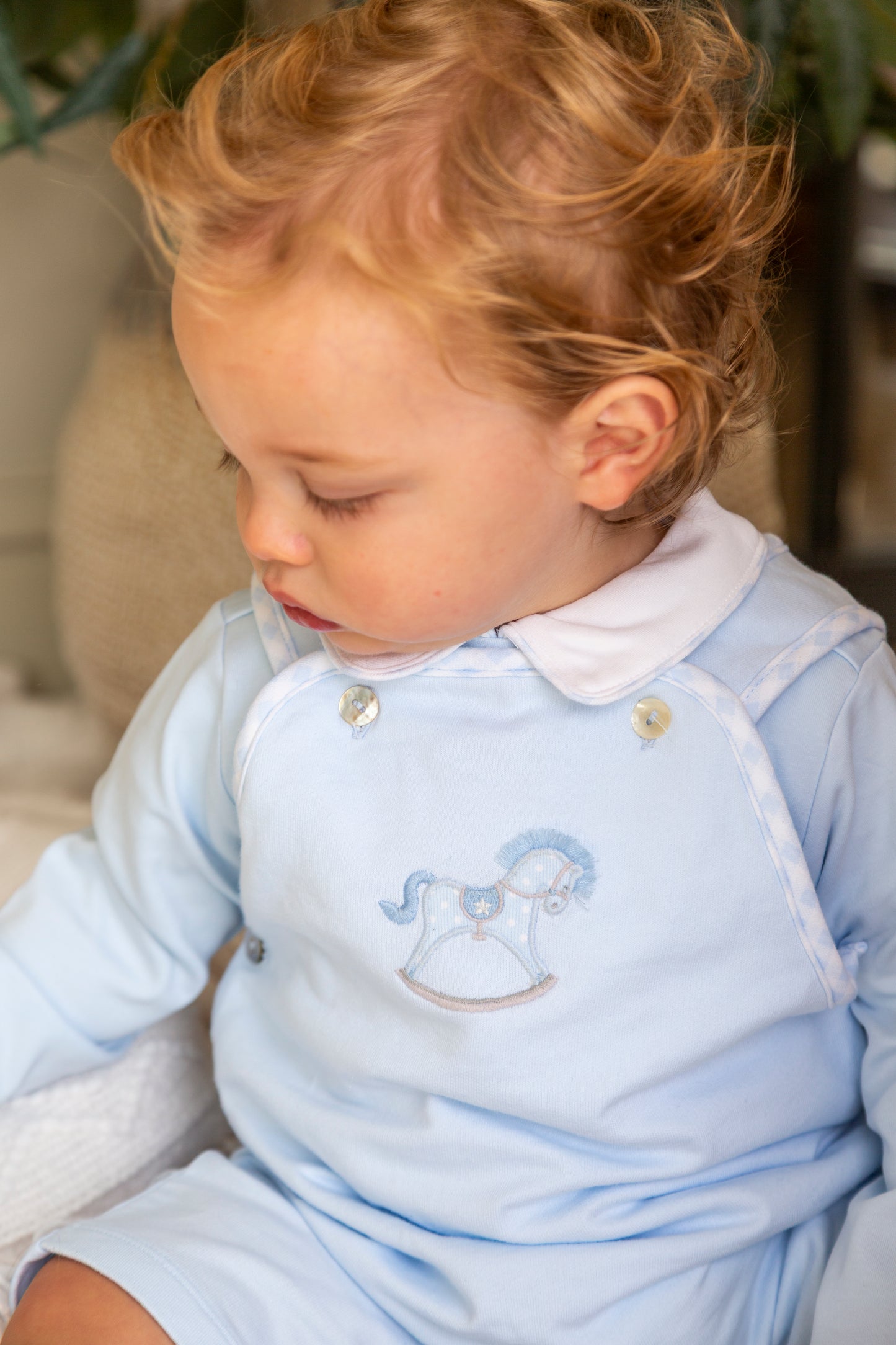Rocking Horse Top and Dungaree