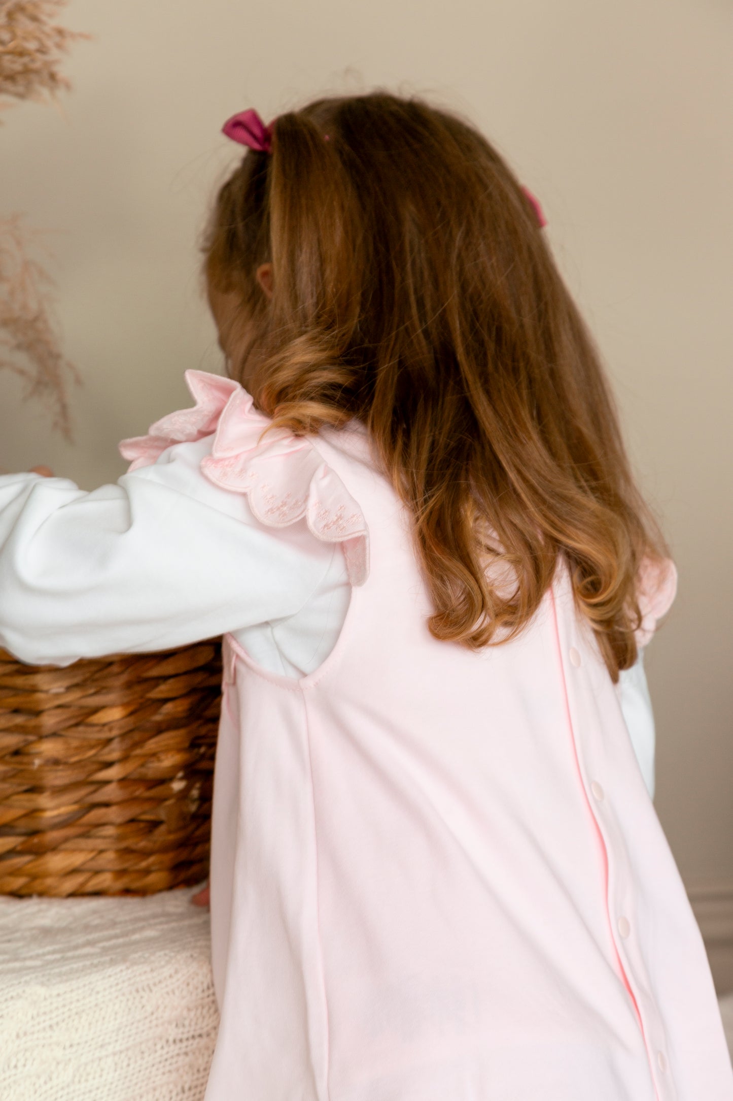 Pink Interlock Top and Pinafore