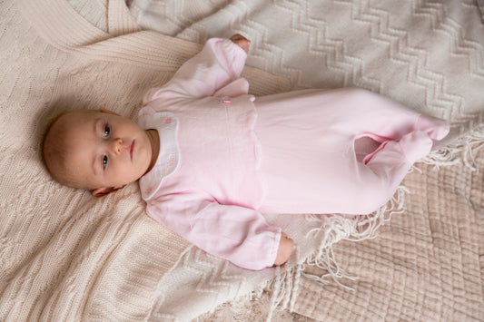 Flower Scallop Babygrow