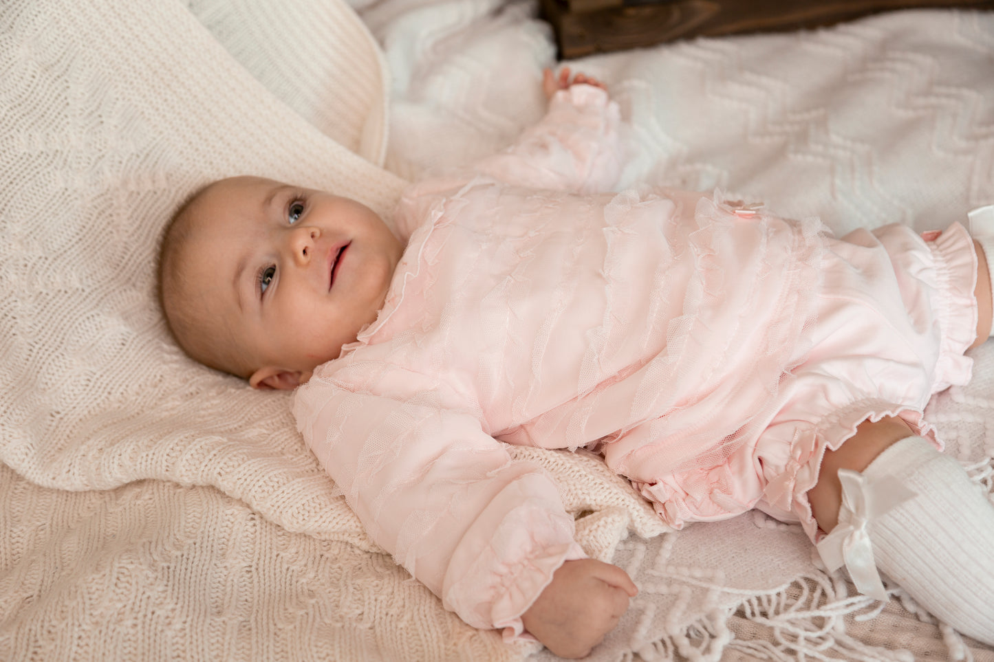 Pink Ruffle Top and Bloomer