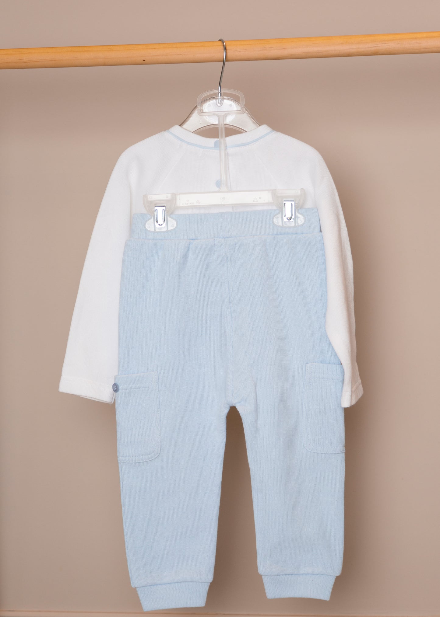 Blue Knit Monster Truck Tracksuit