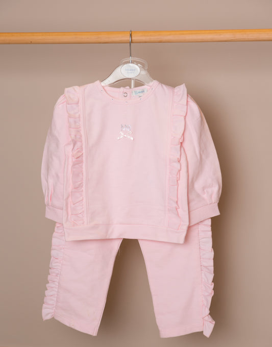Pink Frill Tracksuit
