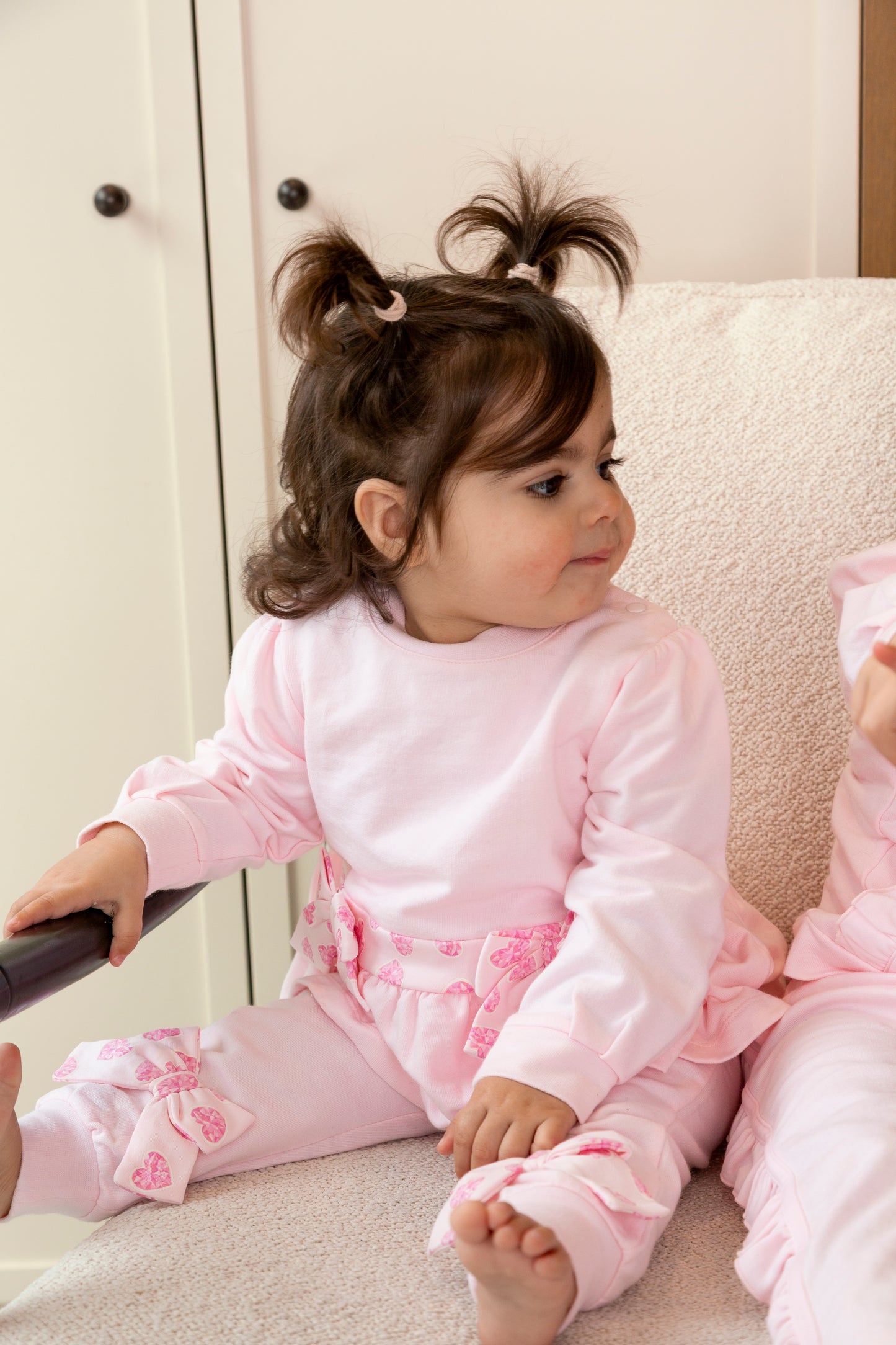 Pink Bow Frill Tracksuit